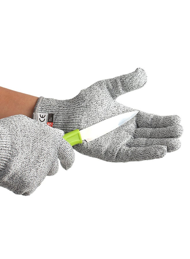 إسكدنيا قفازات سلامة مقاومة للقطع رمادي - Image 4