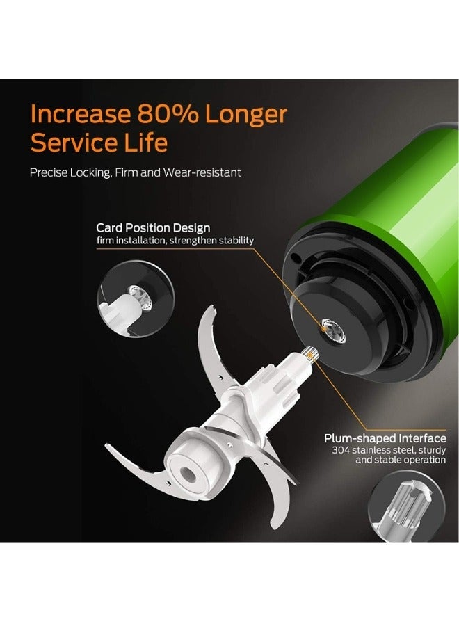 مفرمة لحم وقطاعة طعام مع وعاء بلاستيكي سعة 1.8 لتر، مفرمة اللحم التوابل الثوم أداة تقطيع الخضار الكهربائية التلقائي آلة فرم طاحونة المنزلية المطبخ 250 وات لون عشوائى - Image 5