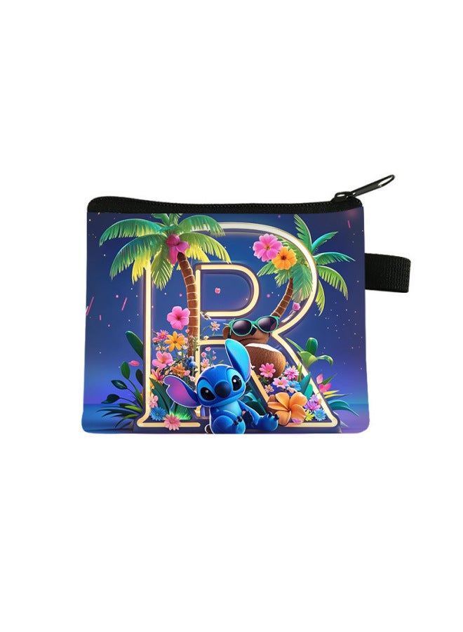 New Sch Letter Coin Purse For Children, Cute Mini Storage Wallet, Portable Key Card Holder