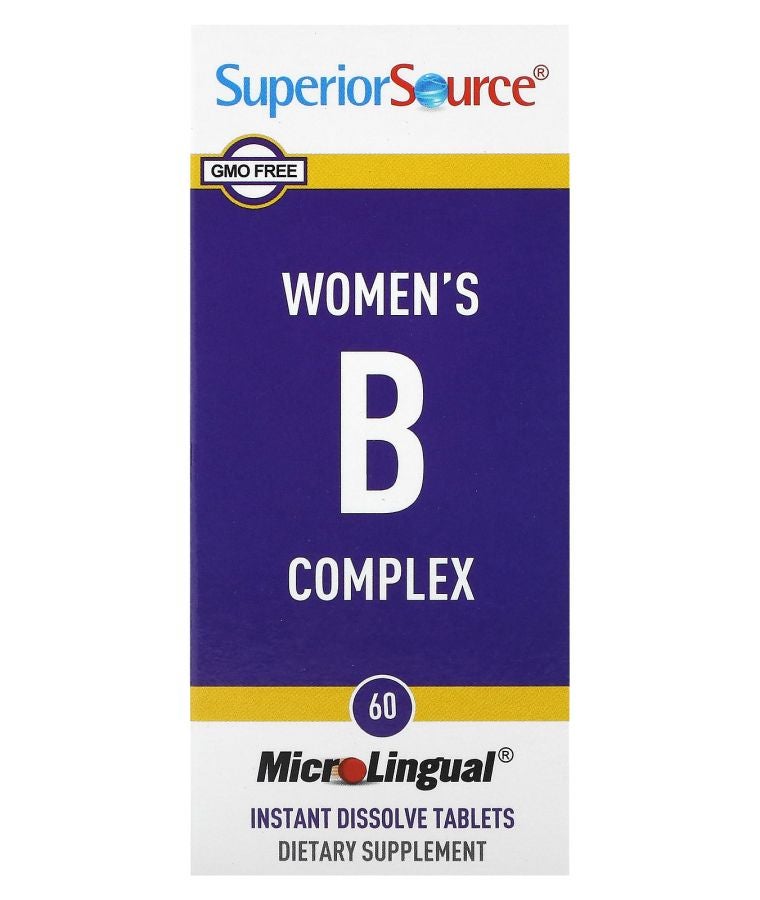 Superior Source Women's B Complex 60 MicroLingual Instant Dissolve Tablets