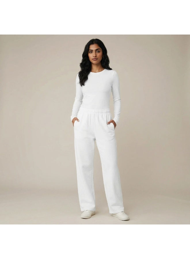 Alo Yoga Mid-Rise Straight-Leg Sweatpants - Relaxed Fit Cotton Casual Athletic Pants for Men/Women - Image 2
