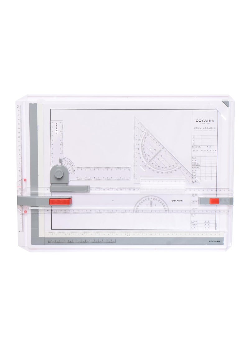 cokai Cokai Geometric Drawing Board A3 T-13_KJ-A3 Suitable For classroom - No:127  - Image 1