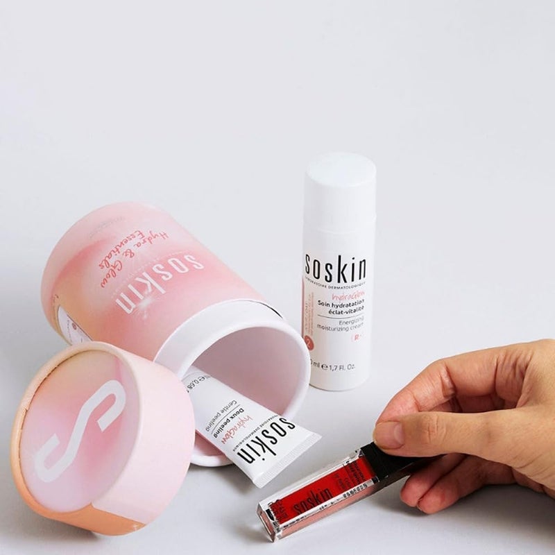 Soskin Hydra & Glow Essentials Kit - Hydrating & Brightening Skincare Set with Serum, Cream & Cleanser - Image 4