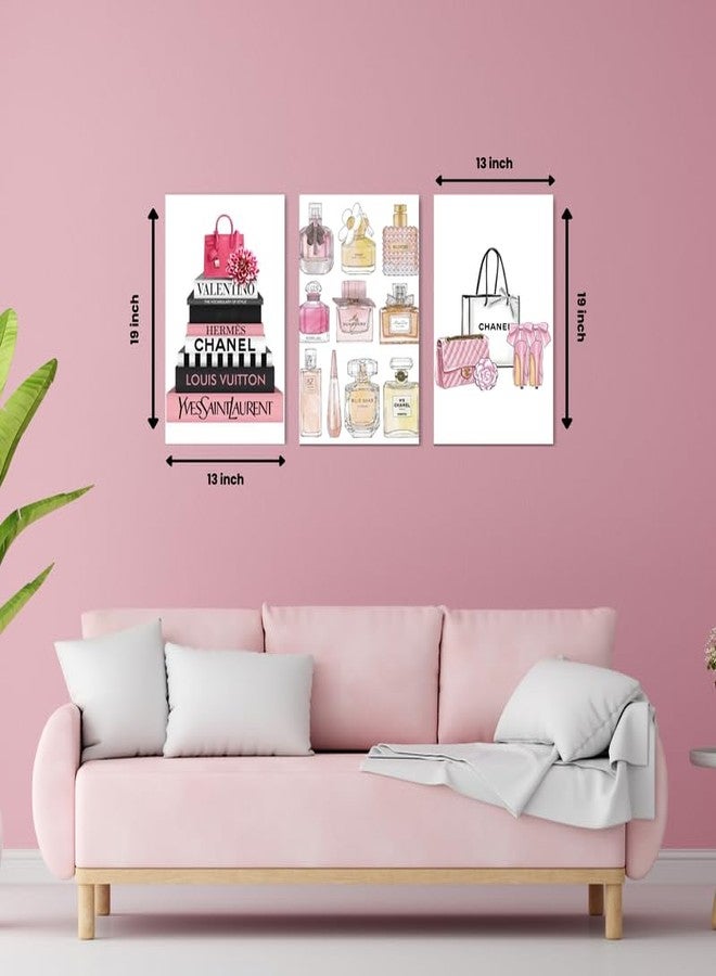 Decor On A Dime ملصقات أزياء جلام غال من ديكور أون أ دايم | مجموعة من 3 ملصقات | 12×18 بوصة | شريط لاصق مجاني | مطبوعات عالية الدقة بدون إطار | ديكور غرفة أنيق (ملون) - Image 2