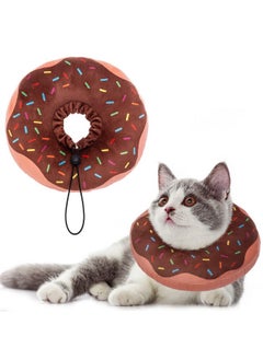 BINGPET BINGPET Cat Donut Cone Collar Soft,Adjustable Protective Cat Cone Collar Alternative After Surgery,Cute Cat Surgery Recovery Suit for Kittens and Puppies Prevent from Licking Wounds  - Image 1