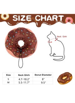BINGPET BINGPET Cat Donut Cone Collar Soft,Adjustable Protective Cat Cone Collar Alternative After Surgery,Cute Cat Surgery Recovery Suit for Kittens and Puppies Prevent from Licking Wounds  - Image 2