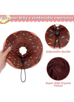 BINGPET BINGPET Cat Donut Cone Collar Soft,Adjustable Protective Cat Cone Collar Alternative After Surgery,Cute Cat Surgery Recovery Suit for Kittens and Puppies Prevent from Licking Wounds  - Image 3