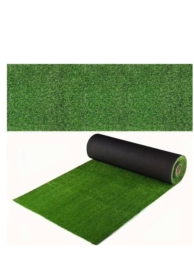 𝐅𝐅𝐃 2x25M سجادة عشب صناعي واقعية - سجادة للكلاب داخلية/خارجية مع تصريف، عشب صناعي للحديقة والحديقة والشرفة وتزيين المناظر الطبيعية - Image 1