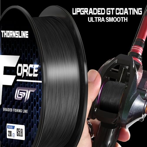 ThornsLine ThonrsLine Force Braided Fishing Line - Incredible Abrasion Resistant Braided Lines for Saltwater or Freshwater - Camo Design Braid for Extra Visibility - Image 4