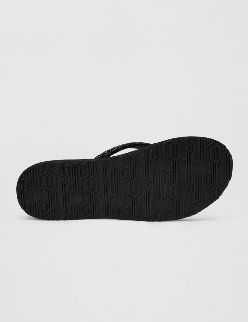 Skechers Cali Women's-Flip-Flops & Slippers-MEDITATION-119284ID-BBK-6 - Image 3