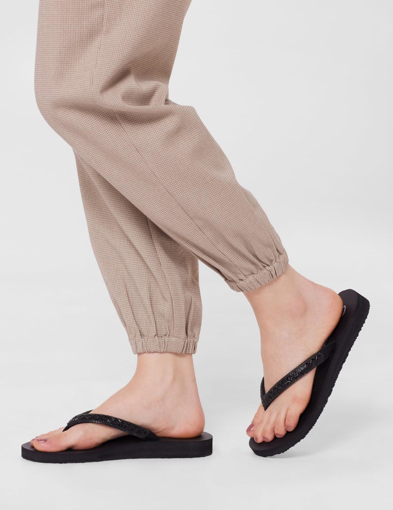 Skechers Cali Women's-Flip-Flops & Slippers-MEDITATION-119284ID-BBK-6 - Image 2