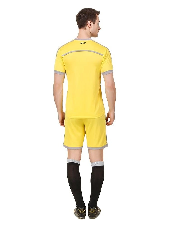 Nivia Ultra Football Jersey Set | Size : XLarge | Material : Micro  Polyester | Half Sleeve |  V Neck | For Men - Image 2