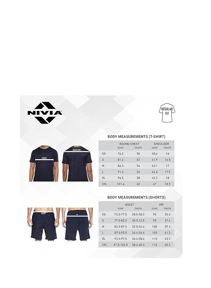 Nivia Ultra Football Jersey Set | Size : XLarge | Material : Micro  Polyester | Half Sleeve |  V Neck | For Men - Image 5