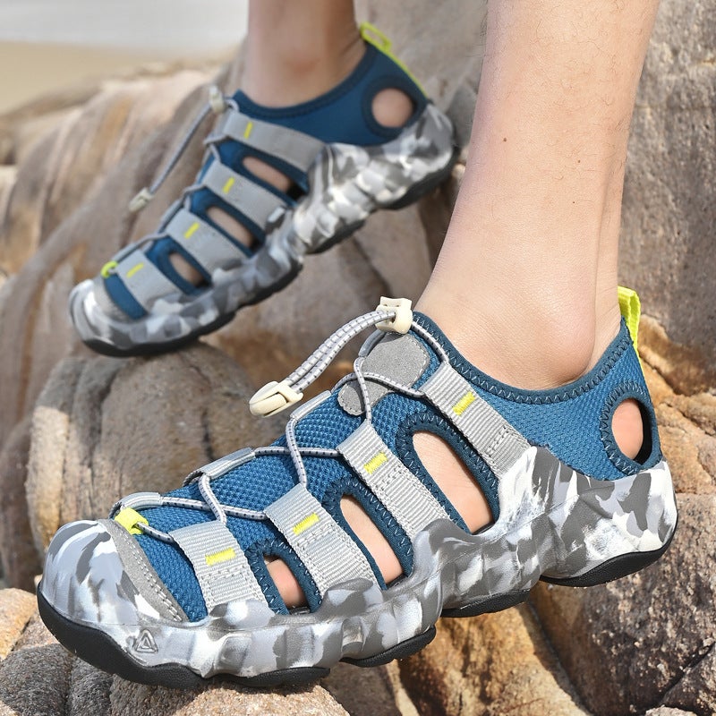Explosions Men'S Sandals Soft Sole Non-Slip Tracing Shoes Men'S Beach Shoes Outdoor Wading Lovers Shoes Summer Women - Image 3