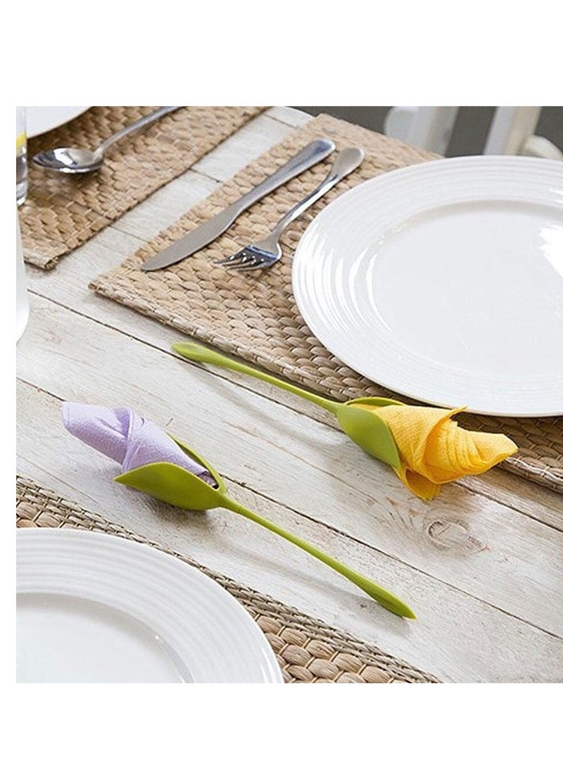 4-Piece Tissue Holder Set Green - Image 3