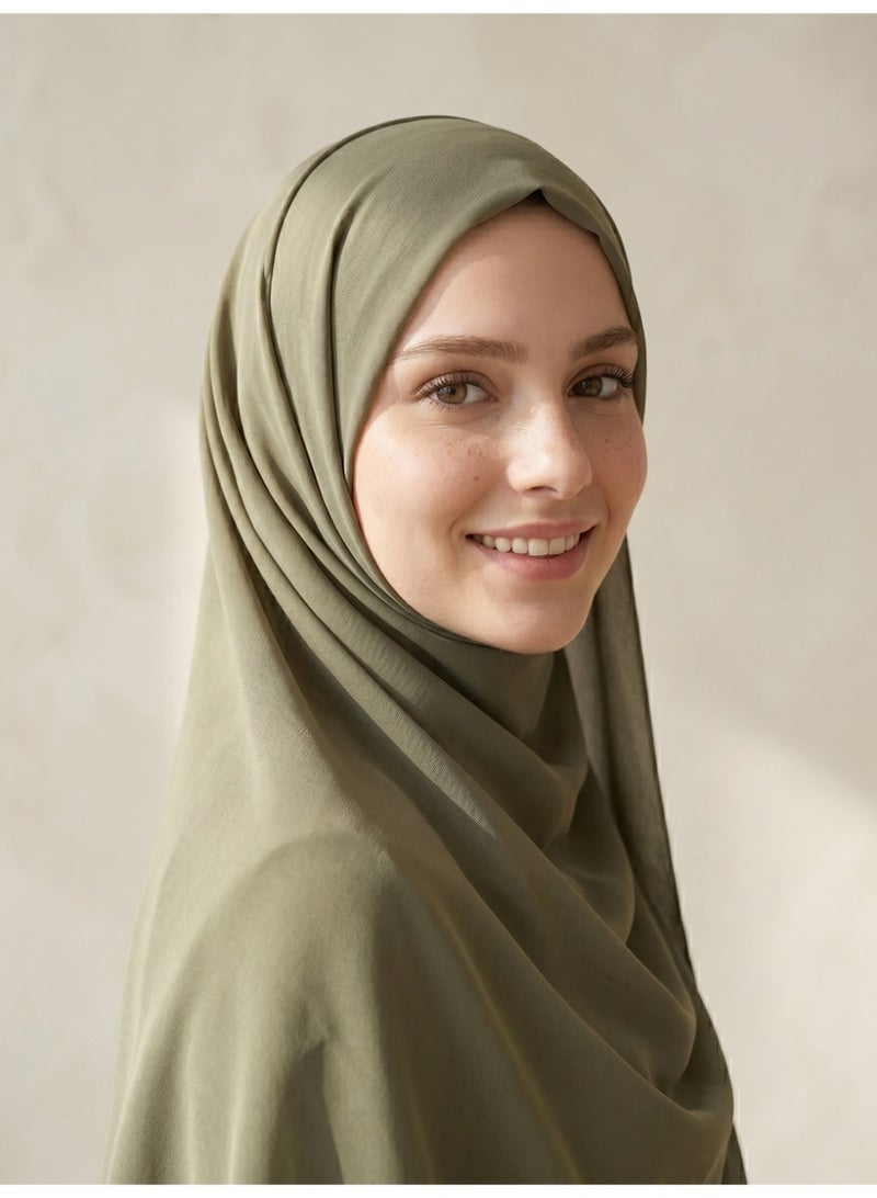 Slema Muslim Islamic Hijabs Head Wrap Scarf Shawl for Women Long Turban Cap - Image 2