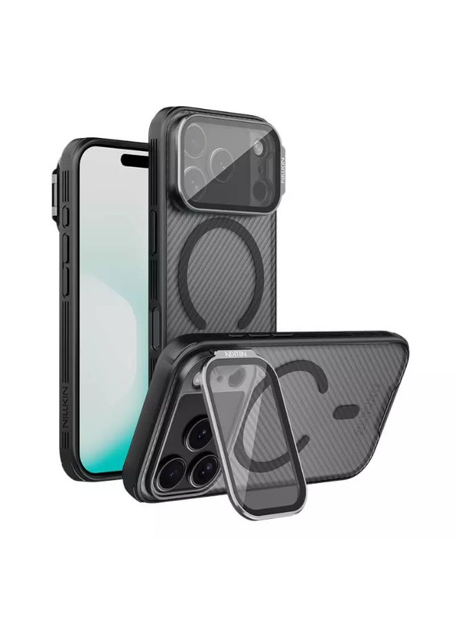 Nillkin Camshield Prop Magnetic Transparent Lens Guard Edition Clear version Camera protective cover case for Apple iPhone 17 Pro 6.3 (2025) - Black - Image 2