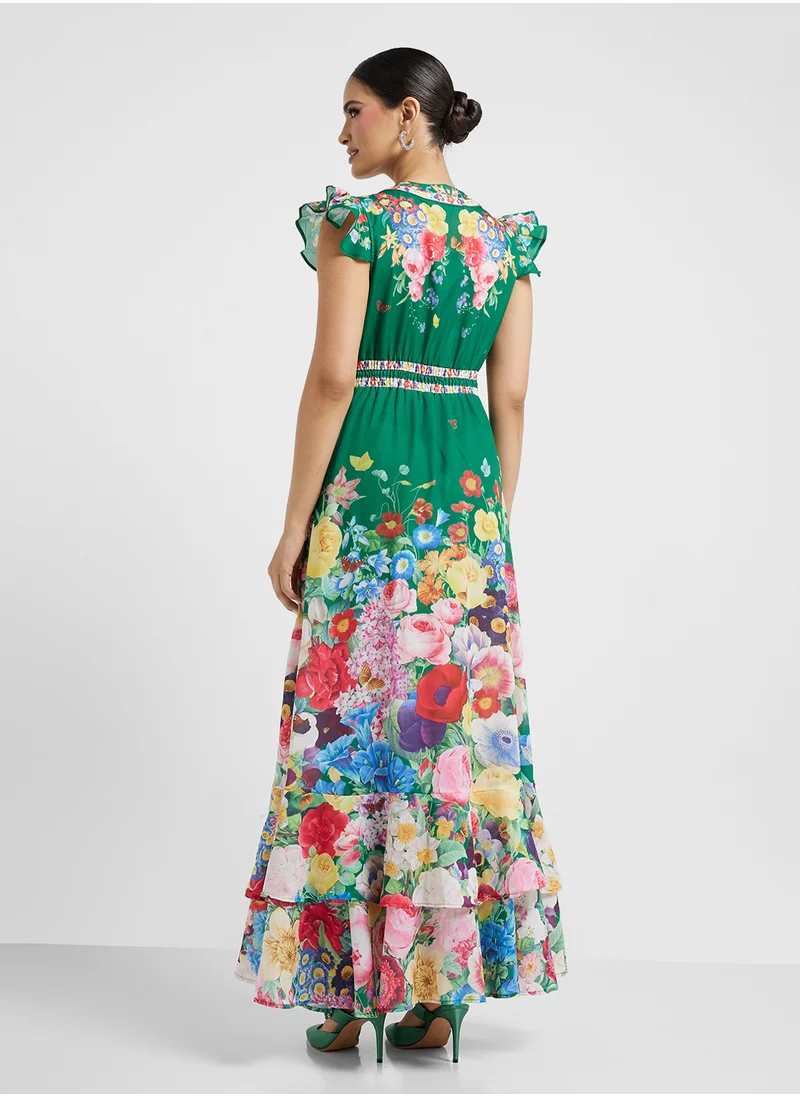 Khizana Floral Print Dress