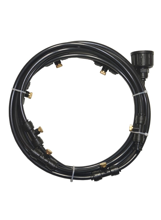 Loquat Patio Mister Outdoor Cooling Spray Kit Black