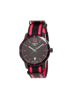 TISSOT Quickster Black Dial Black and Hot Pink Nylon Ladies Watch  - Image 1