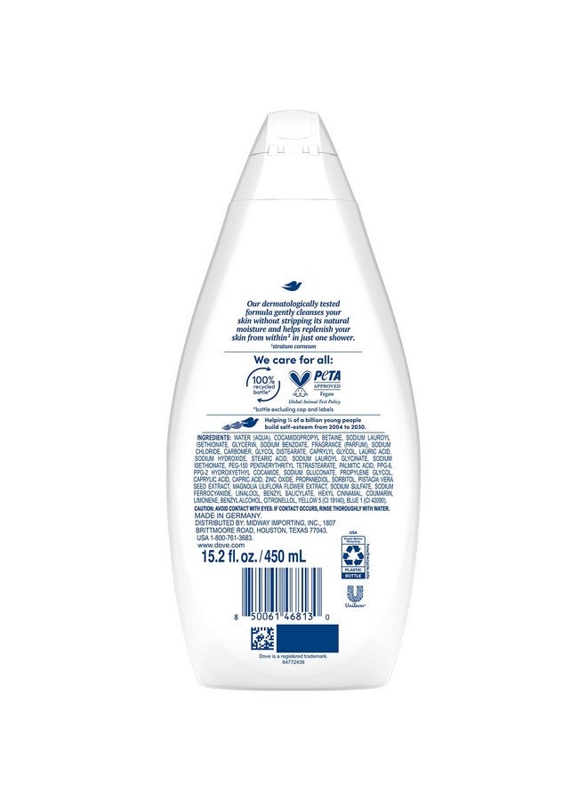 Dove Dove Body Wash, Gentle Pamper 3-Pack - Soothing Moisturizing Cleanser for Soft Skin, 15.22 Oz Ea - Image 2