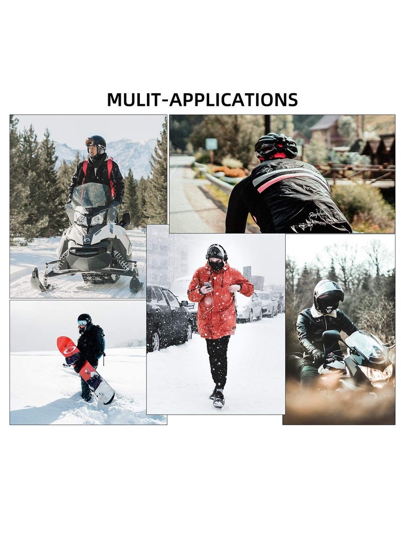 Windproof Thermal Balaclava Ski Mask for Men & Women - Winter Neck Warmer & Hood for Cycling & Outdoor Activities - Image 2