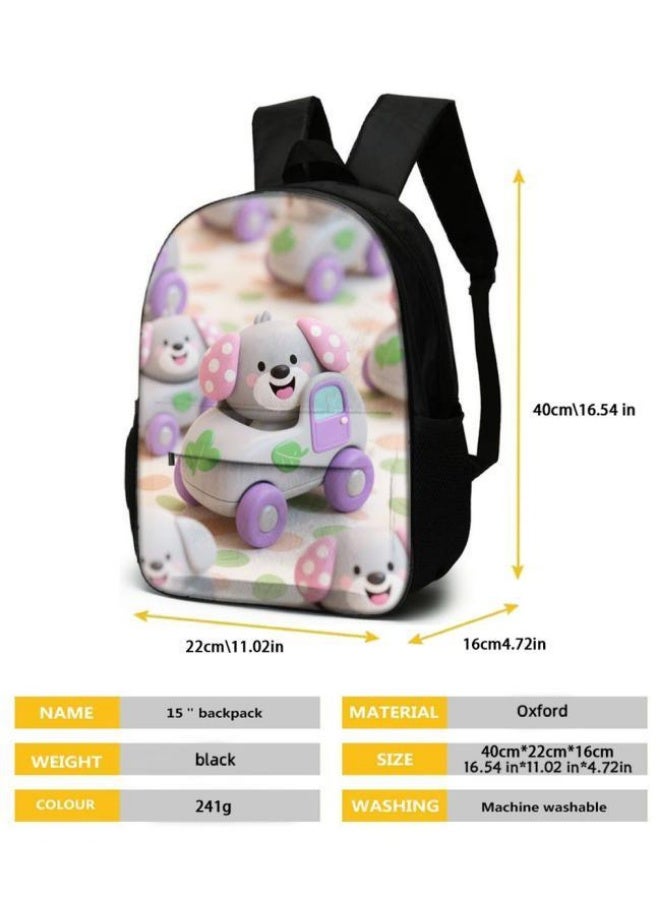 Bright Li Fire Unlock the new fashion of childish fun! Three-piece set of bags, cartoon elements for children and teenagers (students, children, friends' outings, mountain climbing, schooling, etc. can be used) - 106 - Image 5
