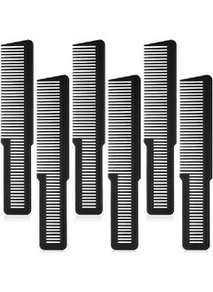 Patelai 6 Pieces Hair Cutting Comb Professional Styling Comb Barber Styling Hair Comb Clipper Cutting Comb For Stylists And Barbers (Black)  - Image 1