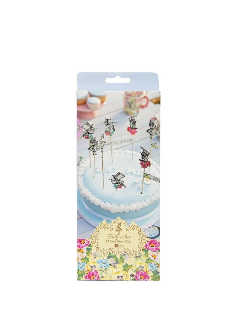 Talking Tables - Alice in Wonderland Party Food Picks - Image 1