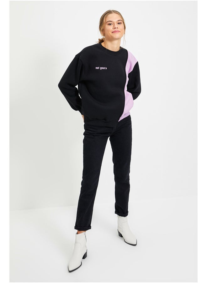 trendyol - Sweatshirt - Black - Regular fit - Image 1
