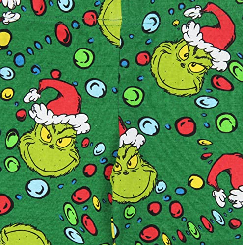 Dr. Seuss How GRINCH Stole Christmas Lights Sleep Pajama Set (Kids, 8, Small) - Image 5