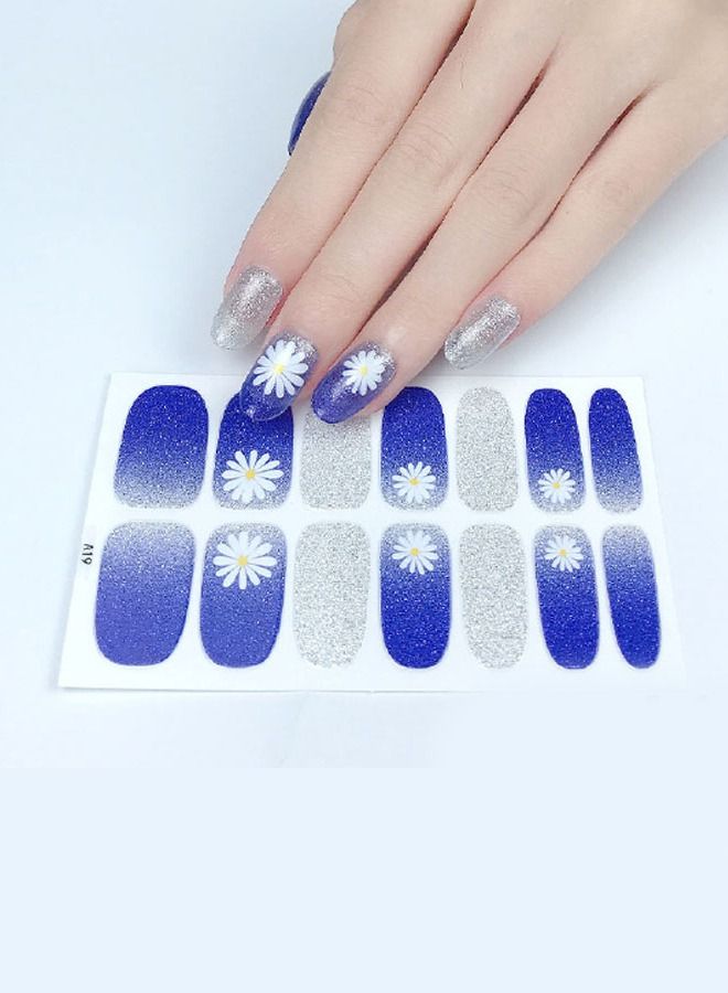 14-Piece Fashion Nails Stickers