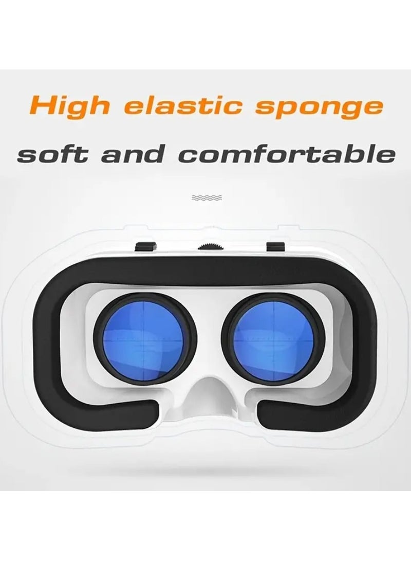 Shinecon Mobile VR Earphones | Mobile VR Viewer, Adjustable VR Earphones for Adults Watching Movies, Comfortable VR Goggles/Glasses+Joystick for All 4.5-6.5 inch Screen Smartphones  - Image 5