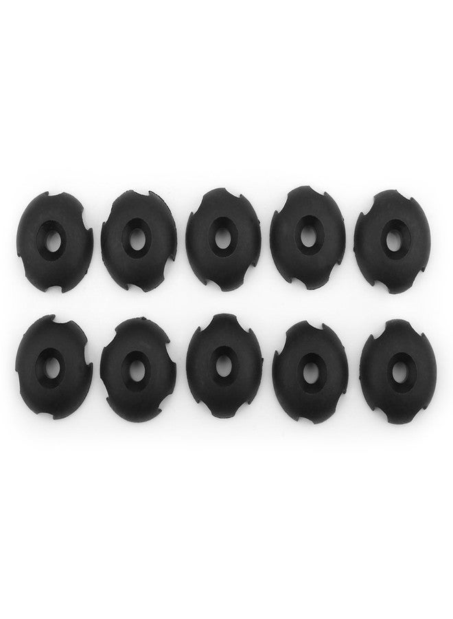 Dilwe Deck Line, 10pcs Nylon Large Clover Deck Line Slotted Round Out Fitting for Kayak Canoe DIY - Image 1