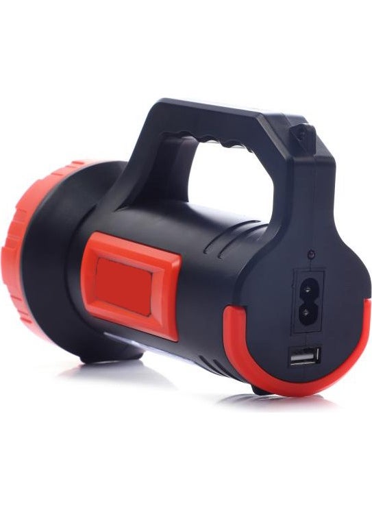 Tarez FX-519 Rechargeable Flashlight 3W USB Cree + Cob LED Camping Lantern with Powerbank  - Image 4