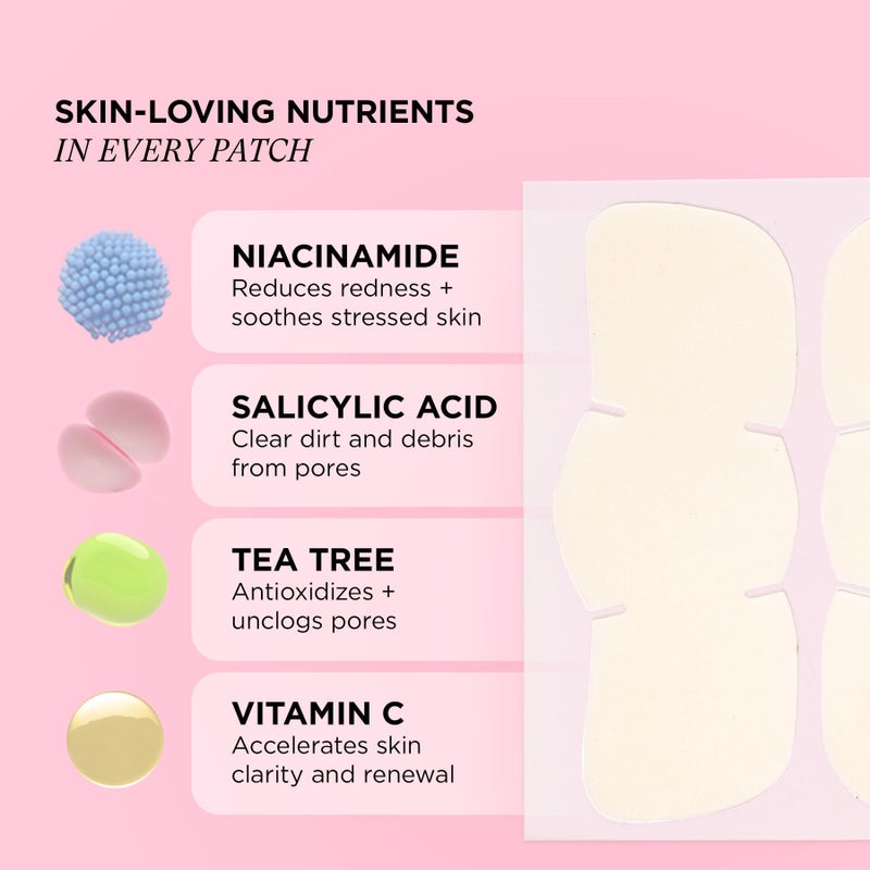 ZitSticka Pimple Patches for Face and Body, Goo Getter Hydrocolloid Patches to Cover Zits & Blemishes, Acne Patches or Zit Spot Stickers, Body Blemish Patch (Nose Strip Pack 8 Pack) - Image 3