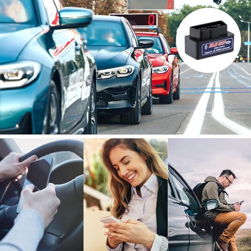 DETACHI Advanced Chipset Car Scanner OBD 2 Bluetooth, Car Fault Diagnostic Tool Device Mini ELM 327 V2.1 for Bike Bs6 with Smart Code Readers Support Android Windows iOS - Image 5