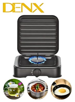 Denx Portable Single Gas Stove, 2200 Watts, Suitable for Indoor and Outdoor Cooking  - Image 1