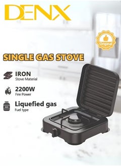 Denx Portable Single Gas Stove, 2200 Watts, Suitable for Indoor and Outdoor Cooking  - Image 4
