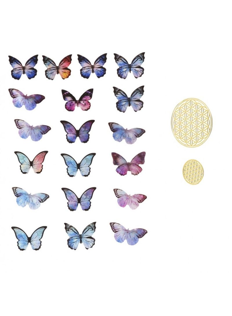 Graffiti Resin Butterflies Stickers and other decorative shapes for artworks decoration - Image 1