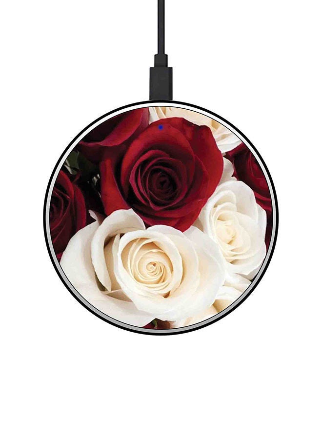 NIBEMINENT 15W Ultra Slim Fast Wireless Charger Multicolour