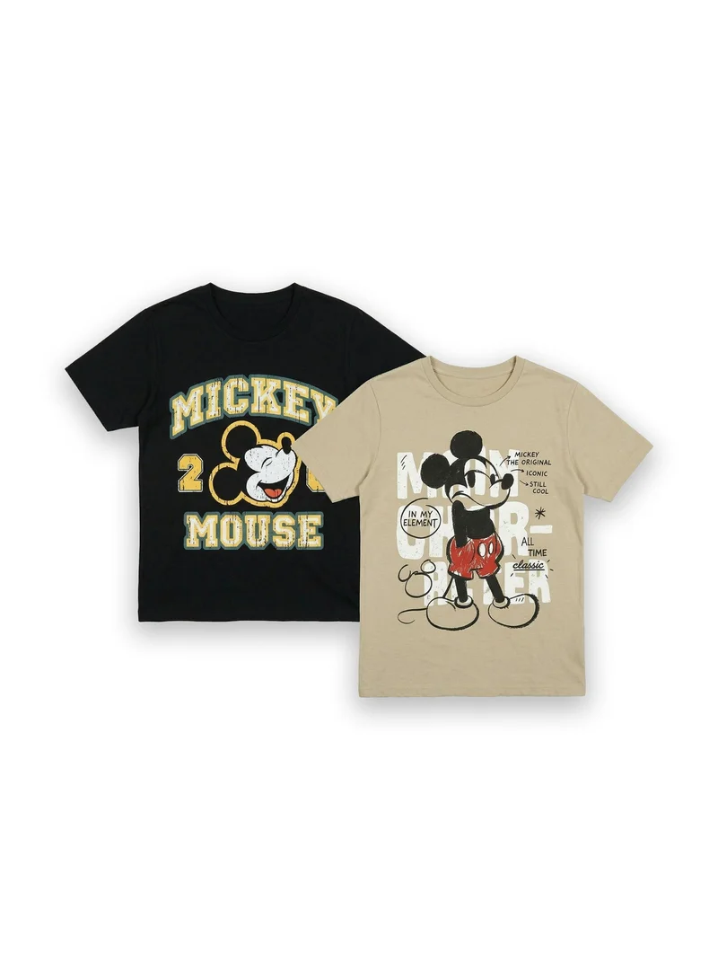 Disney  Disney Mickey Mouse Women’s Printed T-Shirt (Pack of 2) for Women | Best Price UAE