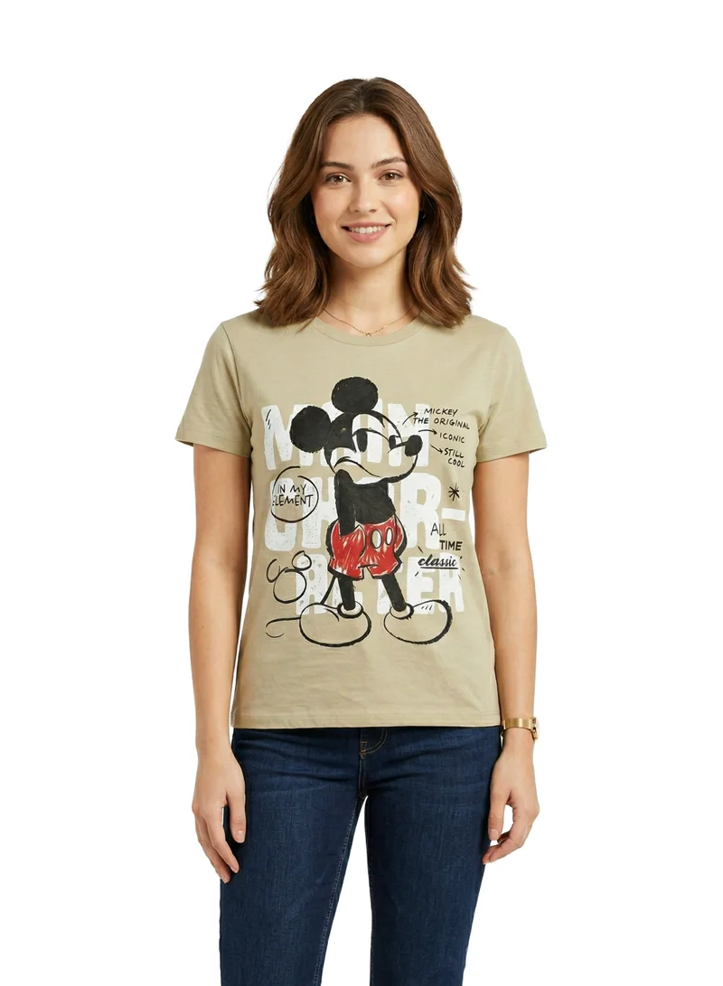 ديزني Disney Mickey Mouse Women’s Printed T-Shirt (Pack of 2)
