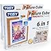 TOSY Picture Cube Santas Town 6in1 Magnetic Picture Puzzle 48 Blocks 288 FacesMagnets 08 in B001 Seamless UV Art DisplayReady Frame Collectible STEM Gift for Kids Adults 2Pack - Image 2