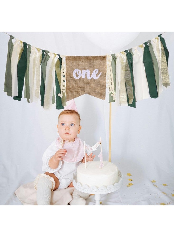Nydotd 1st Birthday Highchair Banner Baby First Birthday Party Banner Decorations Wild Jungle Theme Safari One Year Birthday High Chair Banner Garland for Boy Baby Shower Supplies - Image 5