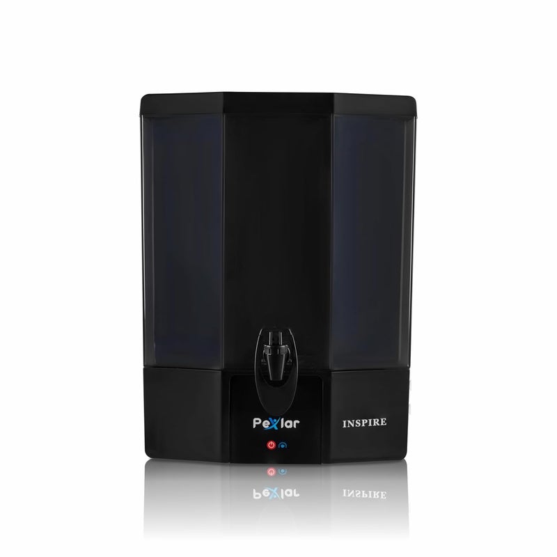 Pexlar Inspire RO Water Purifier for Home High TDS Purification up to 2000 MineralRich Alkaline Water Modern Black Design - Image 1