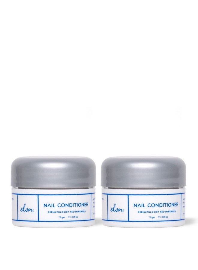 Elon Lanolinrich Nail Strengthenerconditions Nails & Protects Cuticles Recommended By Dermatologists & Podiatrists 2 Pack (7.5G Jar) - Image 1