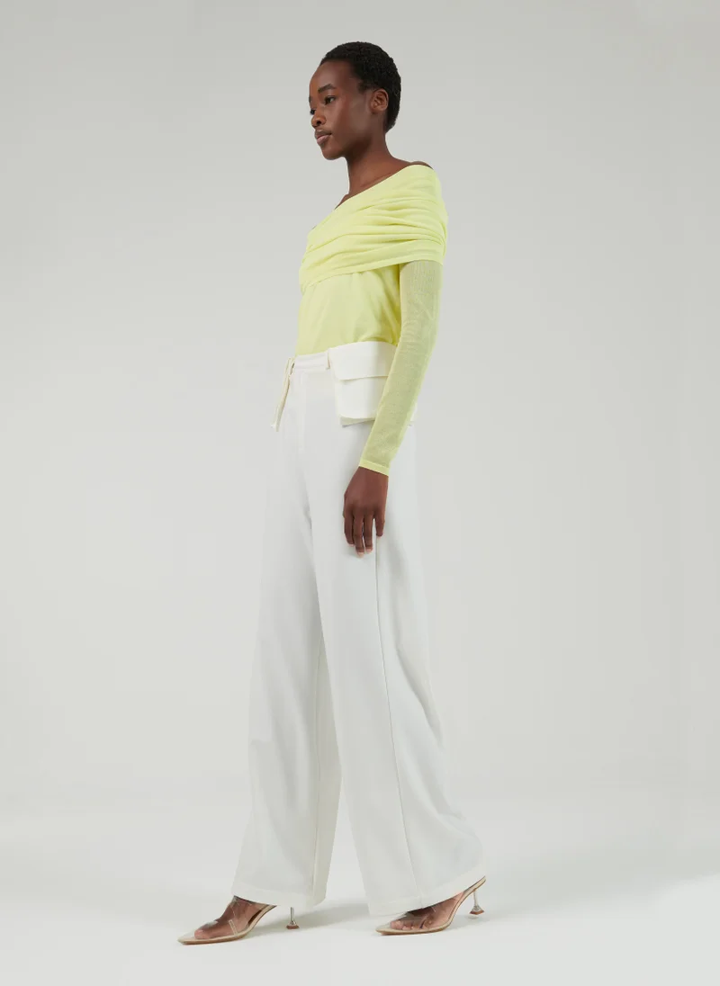Leem  Off-Shoulder Knitted Top for Women | Best Price UAE