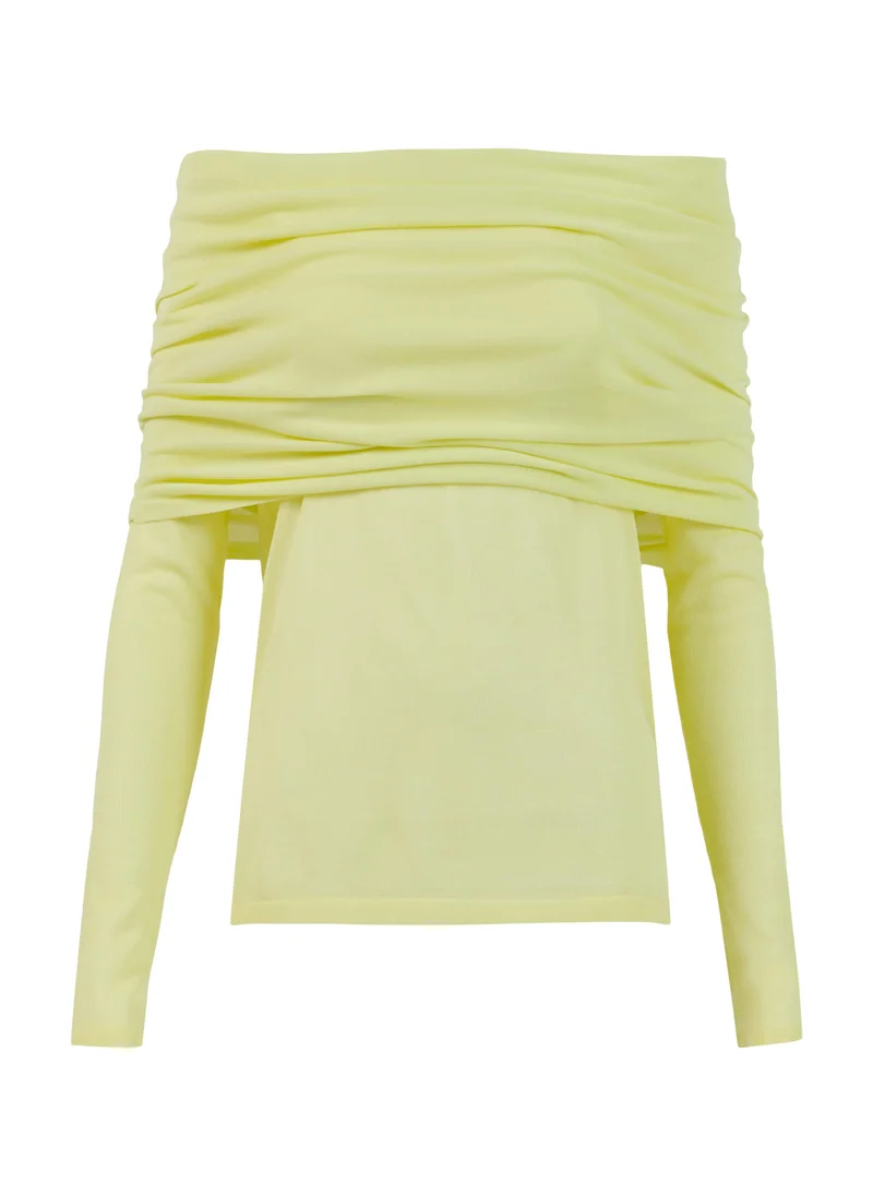Leem  Off-Shoulder Knitted Top for Women | Best Price UAE