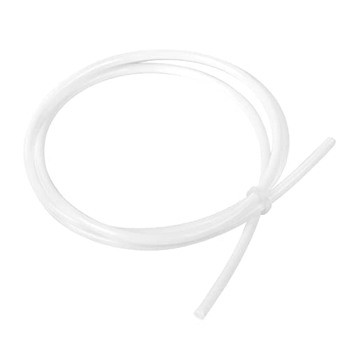 Feelers PTFE Teflon Tubing, 8mm ID X 10mm OD Tube White Connector Teflon Tube Hose Line for Bowden 3D Printer, 3 Meters - Image 1